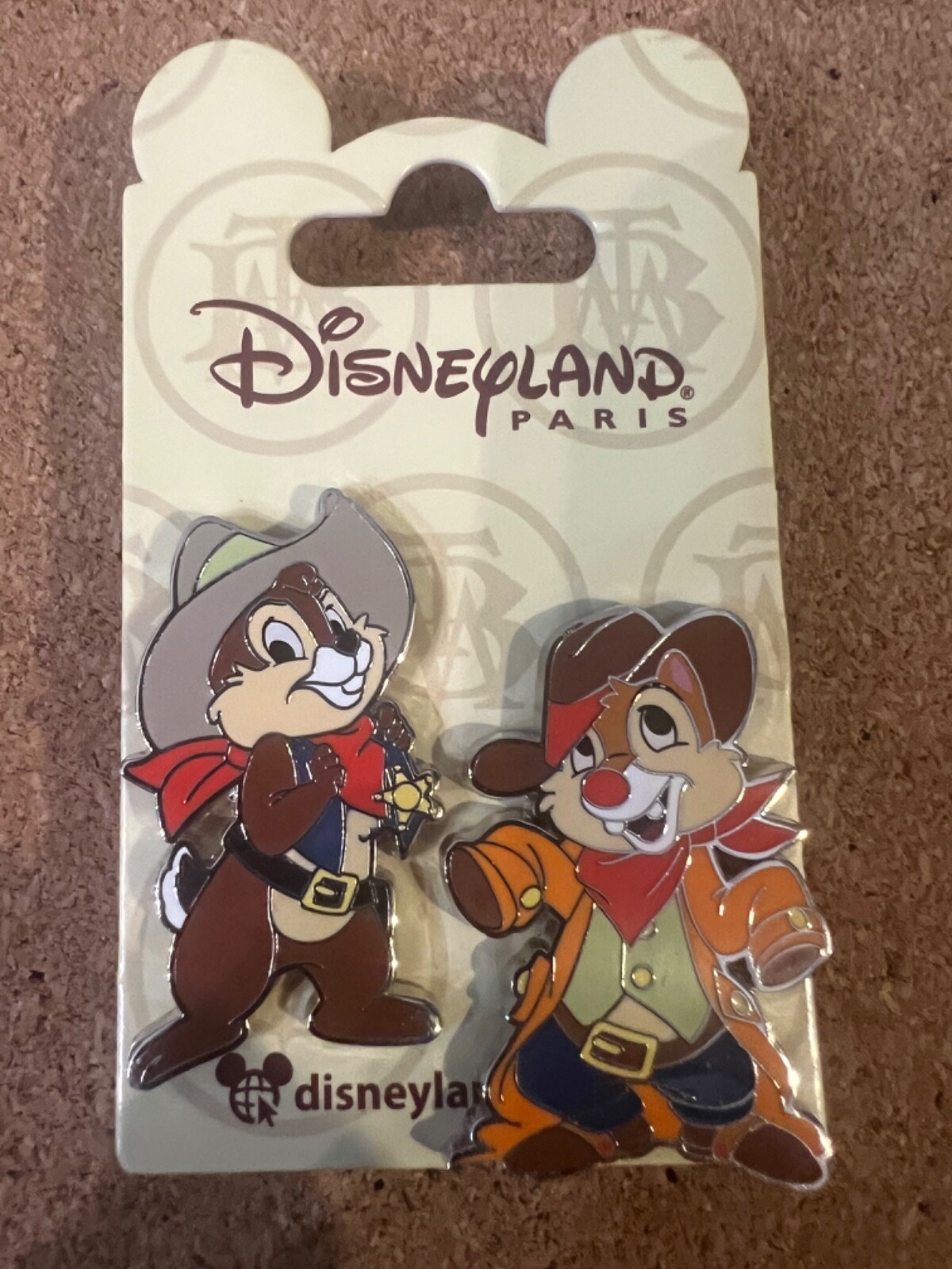 Disney Paris Pin - Open Edition - Big Thunder Mountain Railroad - Chip and Dale