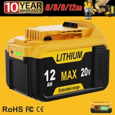 Battery For DeWalt 20V 20 Volt Max 3.5/8.0/12.0 AH Lithium Ion DCB206-2 DCB205-2