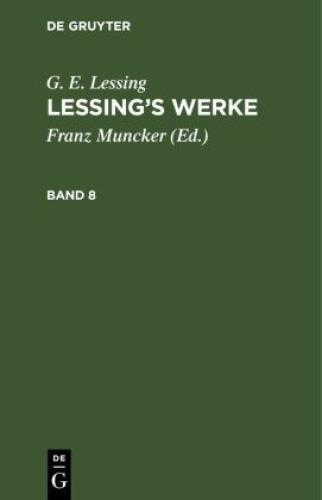 Thumbnail - G. E. Lessing: Lessing's Werke. Band 8 6772