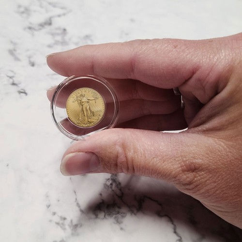 OnFireGuy 10pcs 16.5mm Direct Fit A16 1/10oz Gold Eagles Coin Capsule Holders - Picture 4 of 4