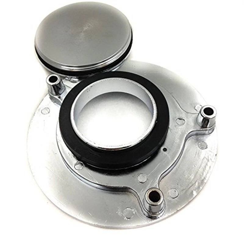 Chrome Keyless Fuel Tank Gas Cap For Honda CBR 600 F2 F3 F4 F4i 1991-2006 - Imagem 4 de 4