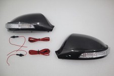 Carbon Style LED Turning Signal Exterior Mirror Cover Fit 2003 04~07 2008 FX35 