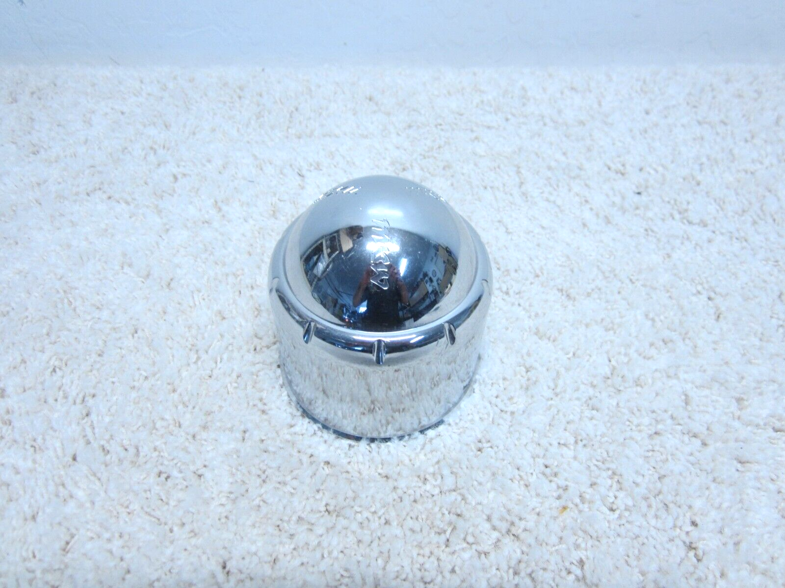 MKW CUSTOM ALLOY WHEEL PUSH TRU CHROME CENTER CAP #2A-10