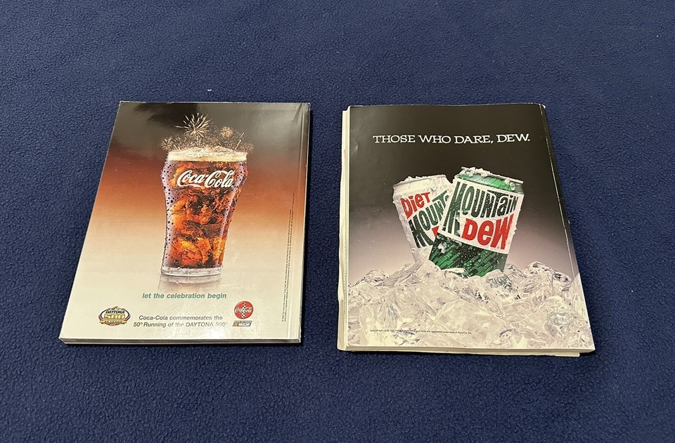 2 NASCAR Souvenir programs Daytona 500 eBay