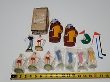 Vintage Golfer Cake Toppers Decorations Large Mixed Lot With Pop Tops 40 NOS
