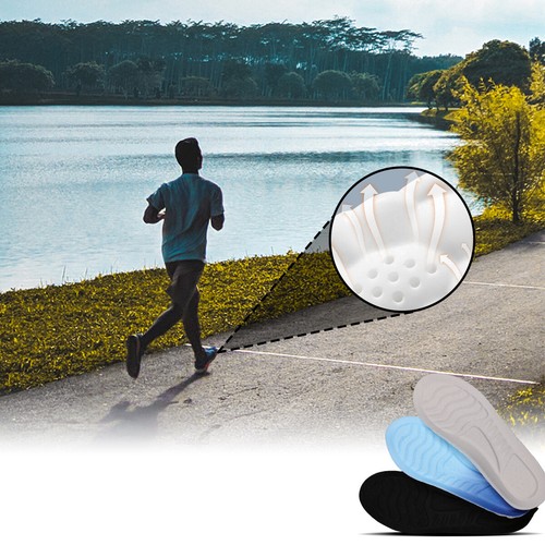 4D Work Boot Shoes Insoles Hiking Trainer Inner Gel Soles Foot Inserts Support - Picture 5 of 20