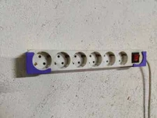 Power Strip Extention Cord Wall Mount Holder