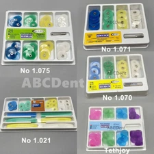 Dental Composite Finishing Discs Polishing Strips Contouring Kit Bush Mandrel