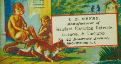 L.E Henry Standard Flavoring Extracts Essence & Tinctures, Monkeys Cat Mouse C2