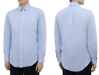 Polo Ralph Lauren Slim Fit Pure Leinen-Hemd Linen Shirt Button Down Heritage S