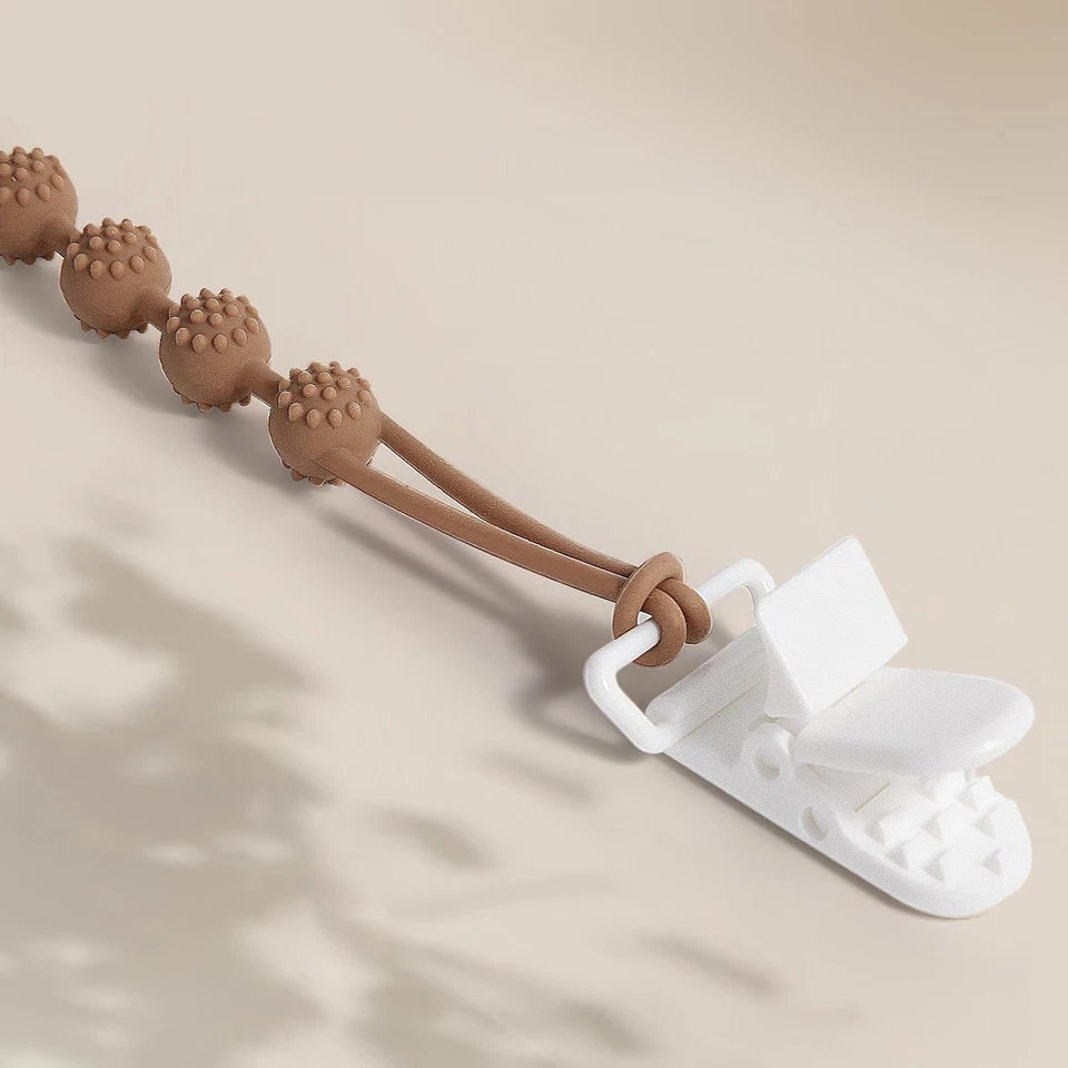 Baby Pacifier Clip, 6 Pack Silicone Pacifier Holder with One Piece Design for Ba - Image 2 of 4