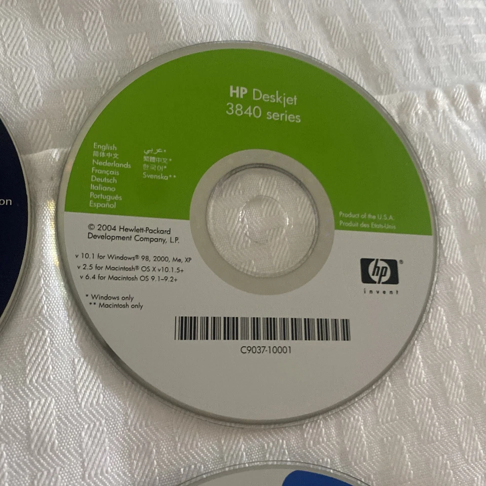 HP DeskJet 630C, 3840 & 810C + officejet 6100 Series CDs Free Shipping - Image 4 of 4