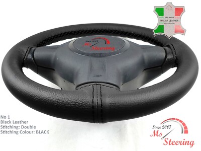 FUR DODGE INTREPID 99-04 SCHWARZ LEDER-LENKRADABDECKUNG, AUSGEWAHLTER GURT 2 STI