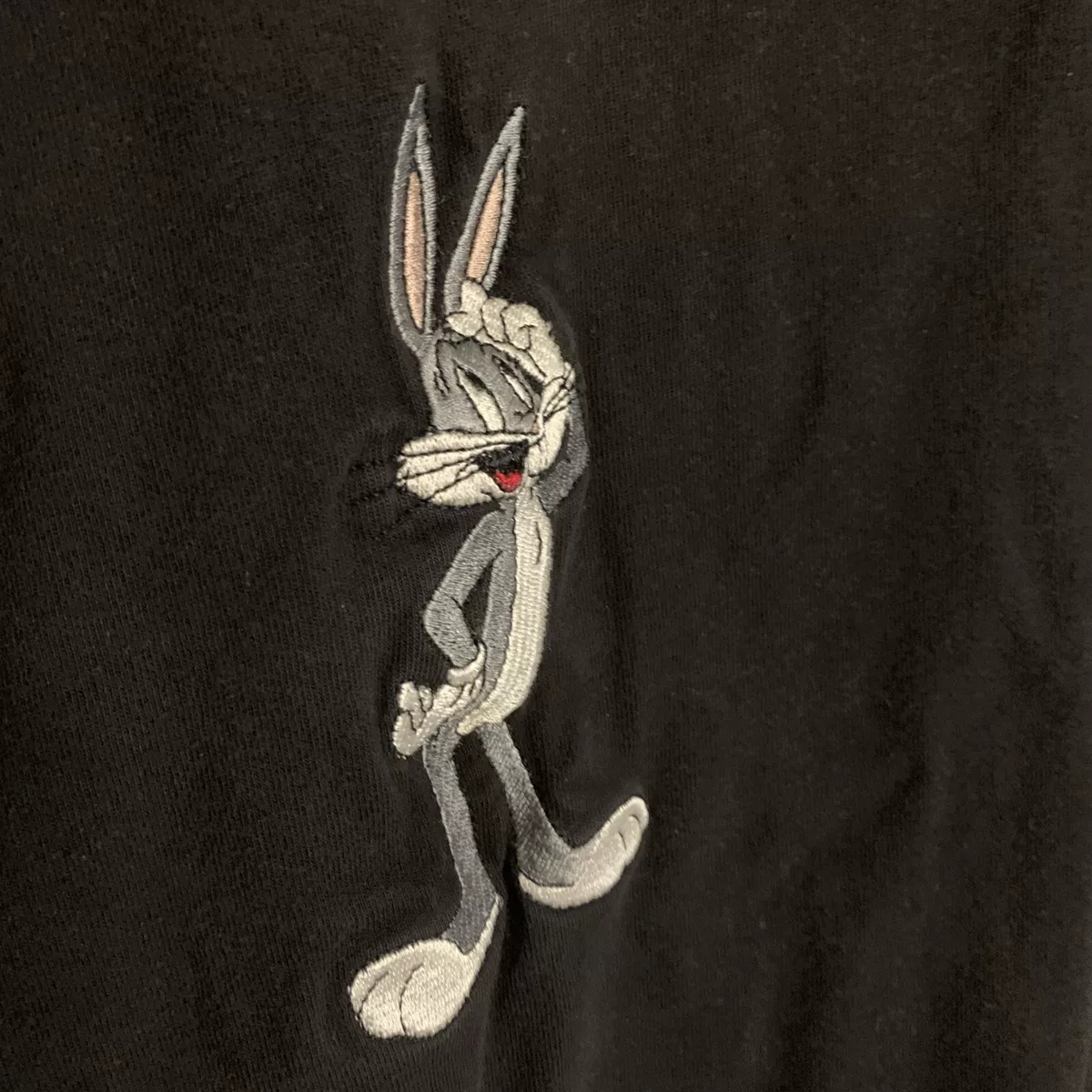 Small Looney Tunes LT Embroidered Tee Tazz | Classics Bunny Shirt eBay Pocket Bugs