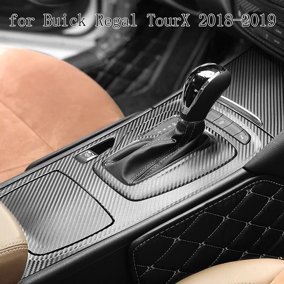 For Buick Regal TourX 2018-2019 3D Carbon Fiber Pattern Interior DIY Trim Decals Foto 3 de 4