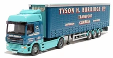 CORGI MODERN TRUCK DAF CF CURTAINSIDE TYSON H BURRIDGE LTD CC13603