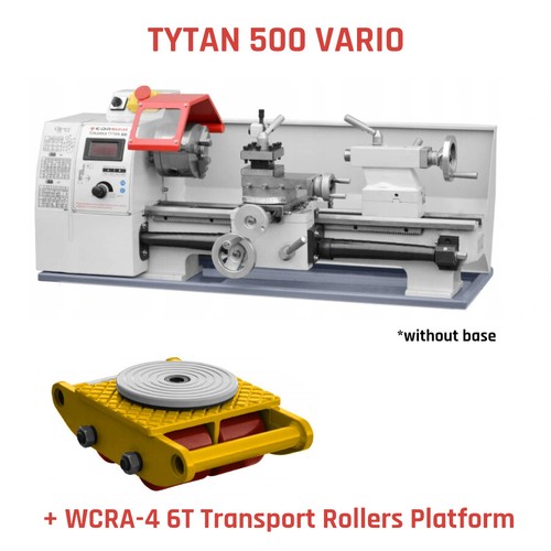 MINI Tytan 200 x 500 VARIO Torno de Sobremesa para metal de Bancada 230V 500W |