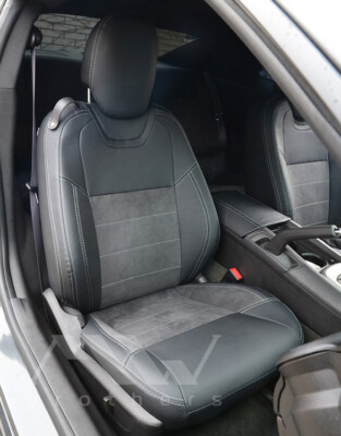 Seat Covers Set For Chevrolet Camaro V 09 15 Ecoleather Alcantara Ebay