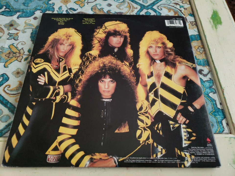 STRYPER Holy Grail To Hell w/the Devil LP Signed Michael Sweet  Concert Set List - Image 4 of 4