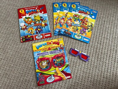 Super Zings Rivals of Kaboom: Secret Spies Comic Guide & Brille, Serie 1 & 2