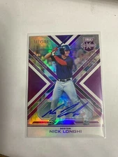 D29827  2016 Elite Autographs Aspirations Purple #133 Nick Longhi #47/100