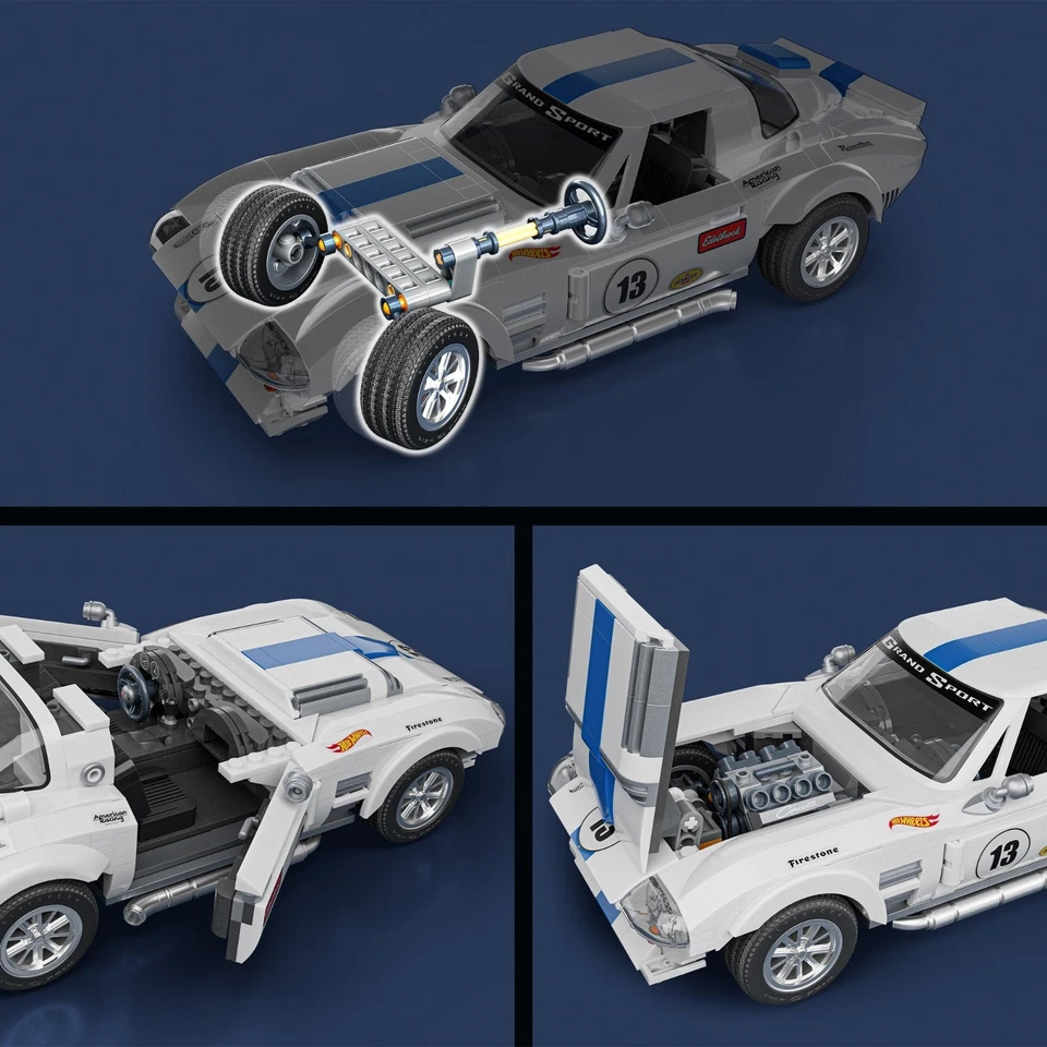 Mattel Brick Shop & Hot Wheels Corvette Grand Sport (New/Sealed) - Image 4 of 4