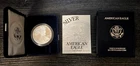 AMERICAN EAGLE ONE OUNCE PROOF SILVER BULLION COIN 1994-P BRAND NEW BOX CASE COA