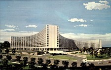 The Washington Hilton Hotel Postcard Washington DC Connecticut Ave Chrome
