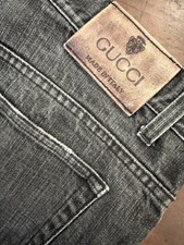 Gucci jeans uomo, nero, taglia IT 54. Leggere le misure!
