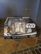 Star Wars The Saga Collection Rogue Two Snowspeeder w  Zev Senesca NISB