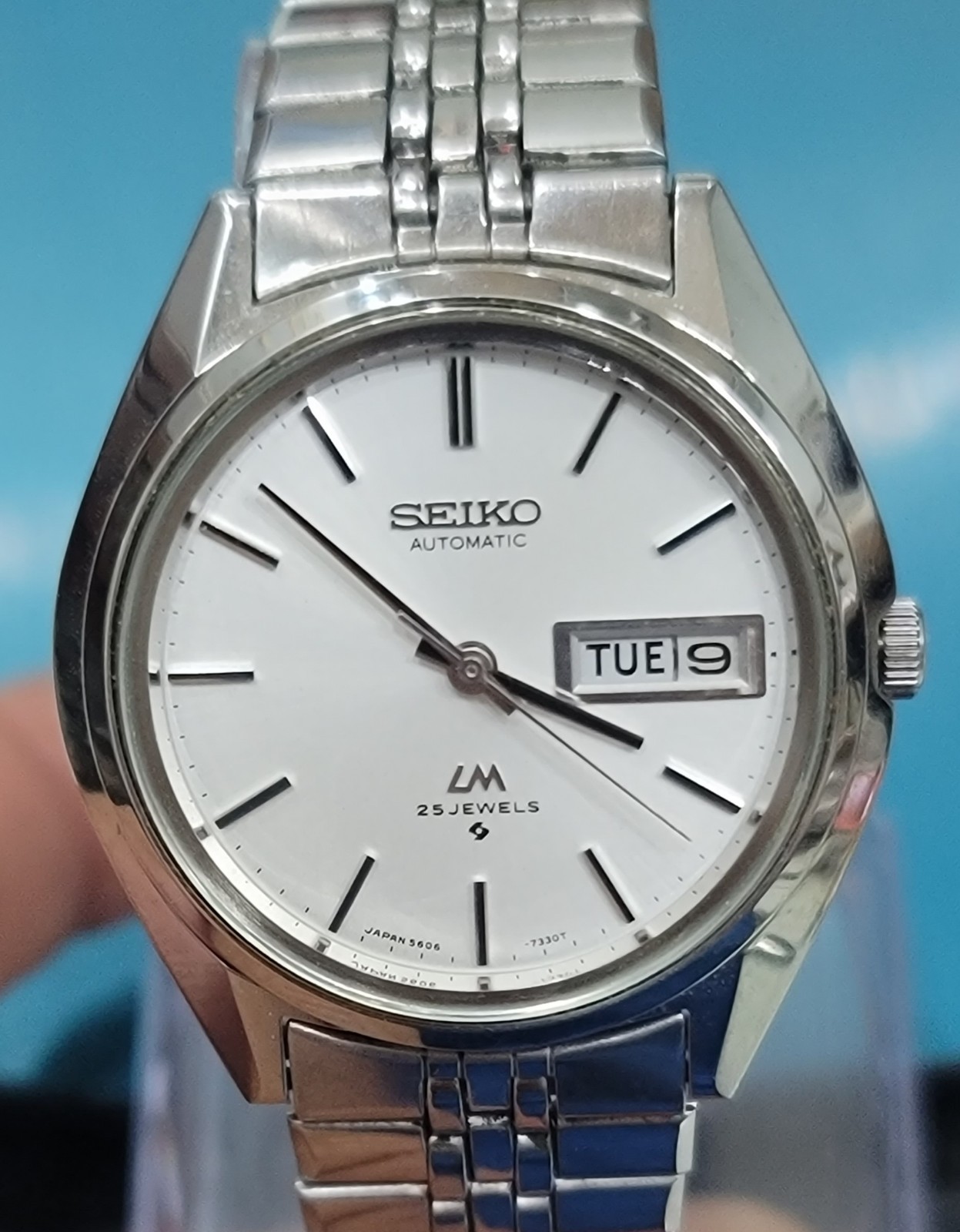 Matic Automatic LM SS Mens Watch Japan 5606 25J Seiko/Seiko Lord Vintage - vintagewatches.pk