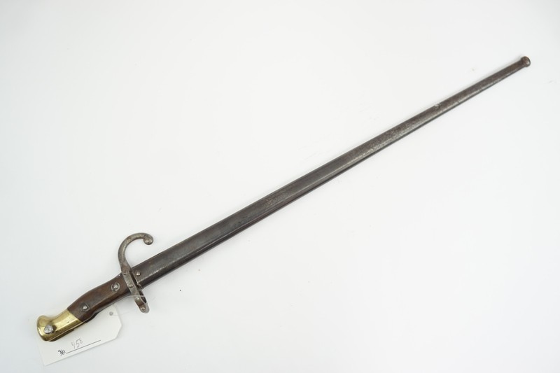 450 - RARE FRENCH MODEL GRAS 1874 MILITARY SCHOOL CADET BAYONET