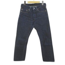 MOMOTARO JEANS 0205SP Denim Pants Men  s 29 Navy Cotton Leather Condition A