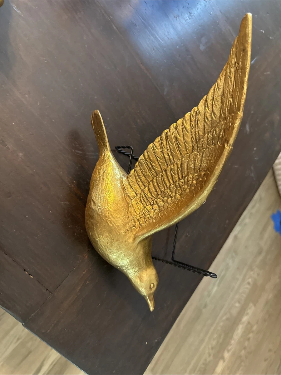Deko Wandbild Golden Vögel 