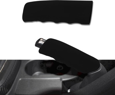 Anti-Slip Silicone Handbrake Cover, Waved Design Brake Lever Prot Color: Black