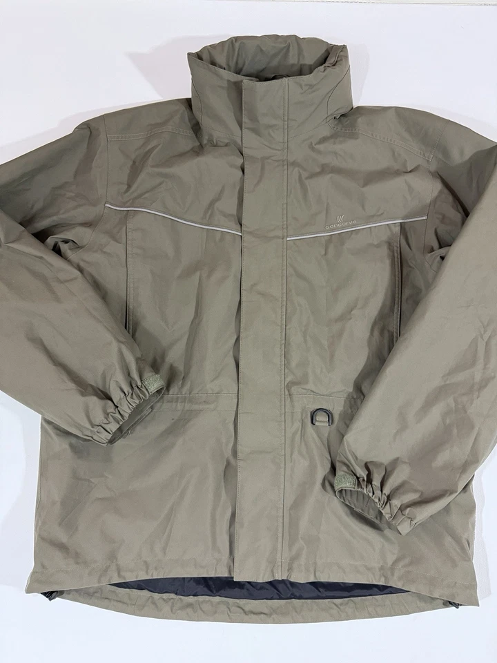 Concurve Gore-Tex Lightweight Shell Jacket Men’s Size L Khaki Waterproof - Image 3 of 4