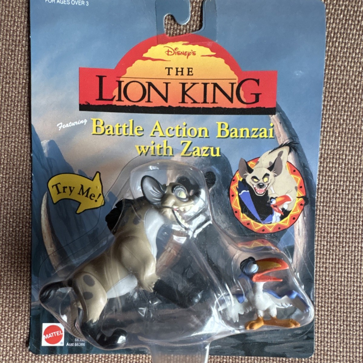 Mattel ヌイグルミ timon zazu shenzi 3体セット Mattel Disney The Lion King Battle Action Banzai with Zazu Figure