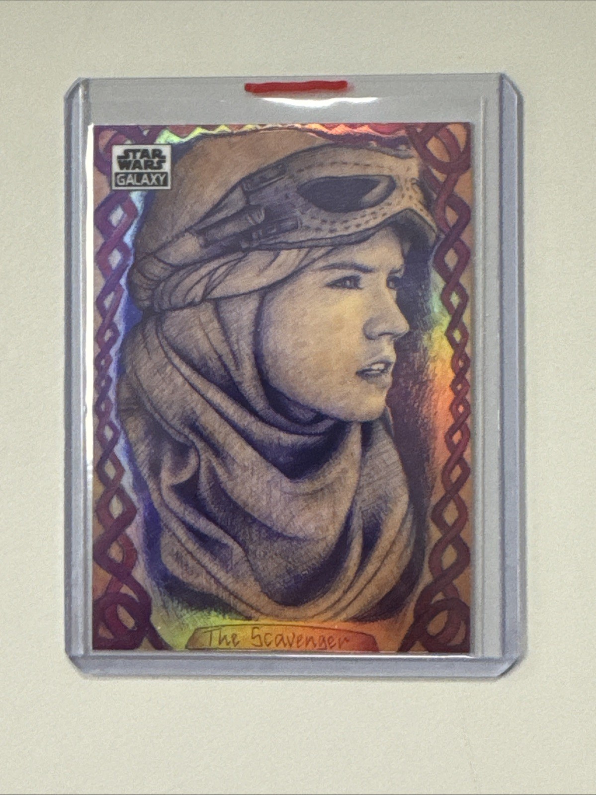 2021 Topps Chrome Star Wars Galaxy Rey The Scavenger Refractor