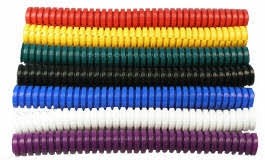 Purple Split Wire Loom Plastic Conduit Tubing 1/2 Inch Diameter 8 Ft. Long wi...