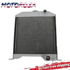 1347609C1 3 Row Aluminum Radiator For Case 1840 1845C Skid Steer Loader 1A12192
