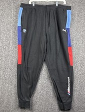 Felpa Puma BMW Jogger Uomo XXL Nera Motorsport Meccanica Serie M Logo D7