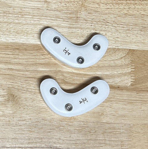 Vintage Football Helmet Jaw Pads 3/4” Thick fits BIKE Air Power SCHUTT & Riddell