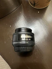 Pentax SMC FA 50mm F1.4 Prime Lens, Caps, Warming filter, Nice!