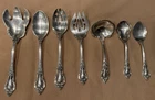 Lunt Eloquence STERLING SILVER 7-pc Serving Set Fork Spoon Ladle Hostess Lot