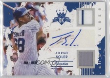2016 Panini Diamond Kings Signatures Silver 36/199 Jorge Soler #DKS-JS Auto 7eo