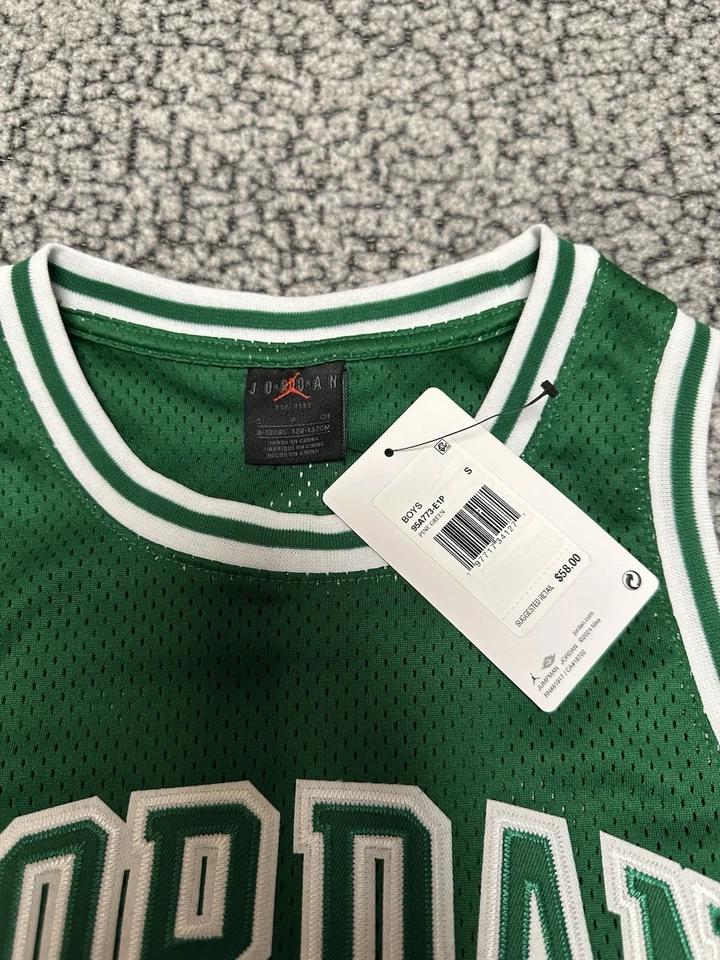 New With Tags Nike Air Jordan 23 Mesh Jersey Youth Size Small Lucky Green - Image 3 of 4