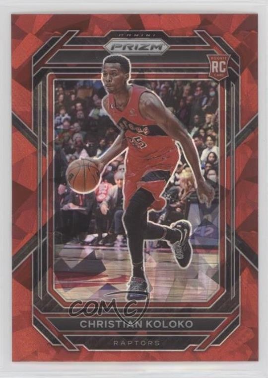 2022-23 Panini Prizm Red Ice Prizm Christian Koloko #265 4z8