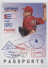 2015 Panini Contenders Passports Yoan Lopez #9 0w8