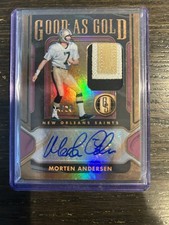2024 Panini Standard Good As Gold Morten Anderson Patch Auto autograph #14/24