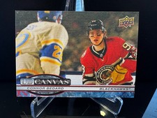 Connor Bedard, UD Canvas, 2025-26 Upper Deck, Series 1 Hockey, Chicago Blackhawk